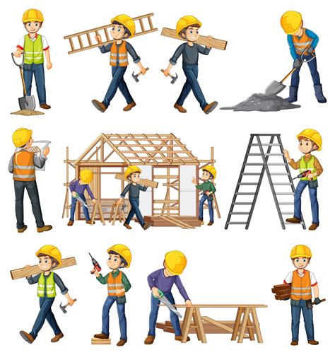 construction worker clipart|Iba pa.